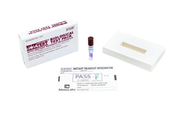 EZTest® — Pack de prueba con indicadores biológicos autocontenidos (Vapor)